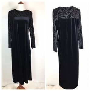 Vintage Diana Von Furstenburg velvet dress